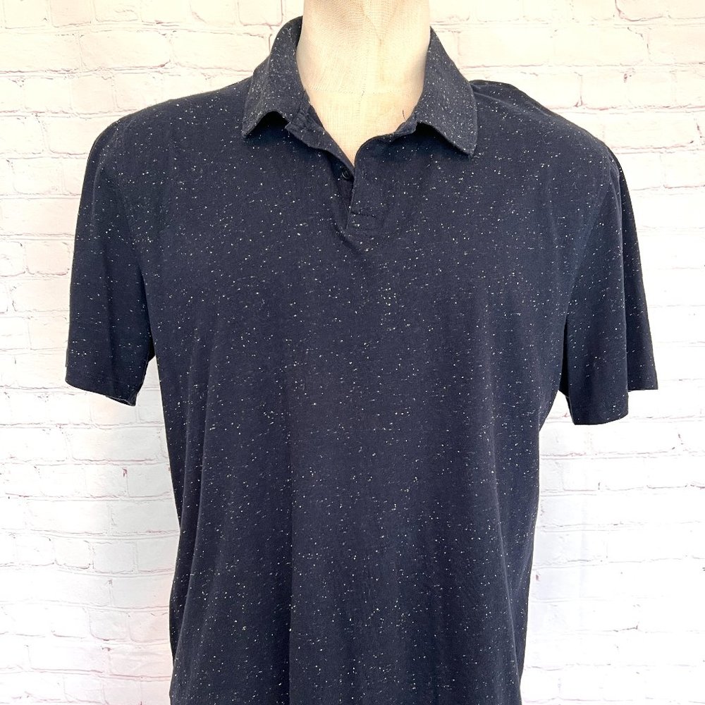 NWT Vince  Mens Polo - Navy & White - Size XL